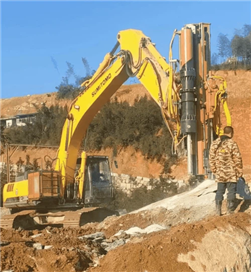 همکاری با پروژه های سازمانی ملی با استفاده از مته و شکاف سنگ PL1000L در حال ا...